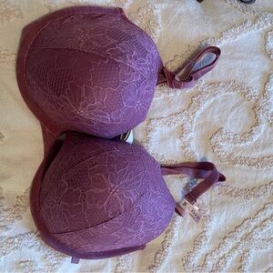 Victoria's Secret Plum Lace Bra